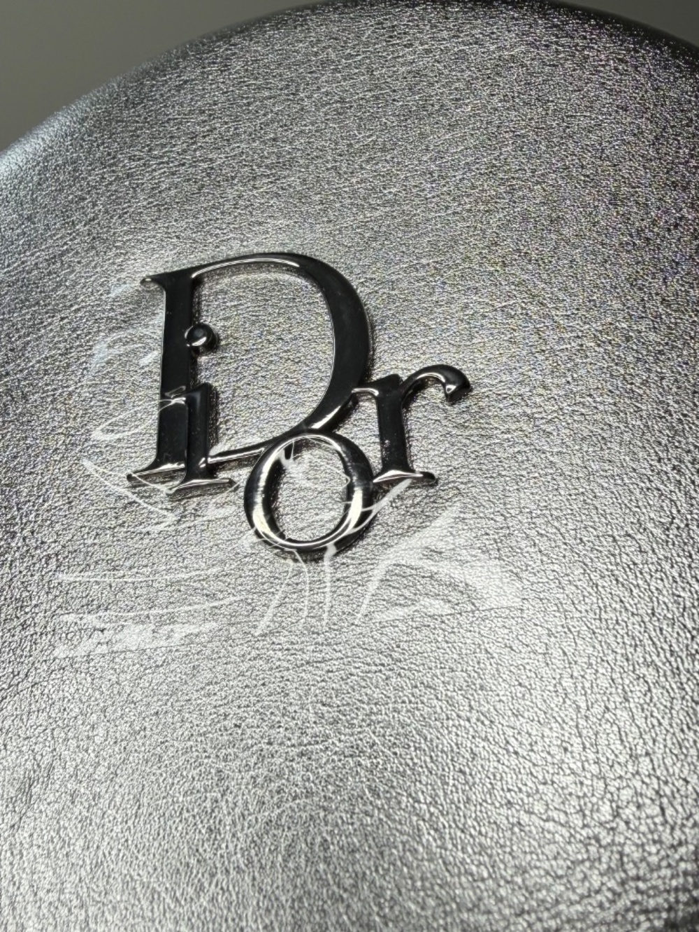 NEW Dior Silver GWP Cosmetic Circle Pouch - Picture 2 of 6